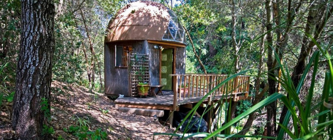 Cabane sous forme de champignon : logement Airbnb le plus populaire
