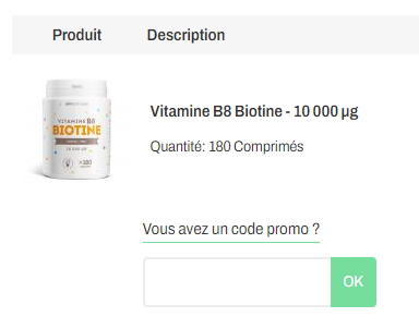 Comment utiliser le code promo 123 gelules