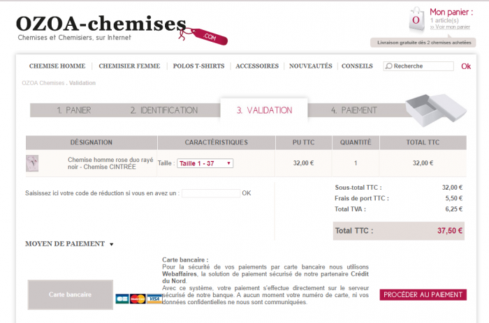 Code Promo Ozoa Chemises 5 De Reduc Mars 2021 Monbon Fr