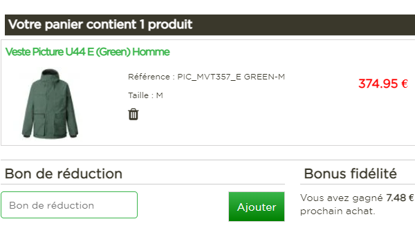 Comment utiliser le code promo AlpinStore