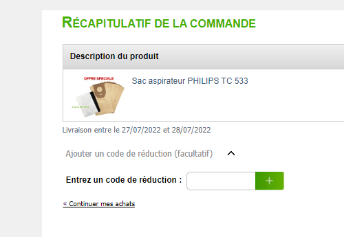 Comment utiliser le code promo Aspireflex