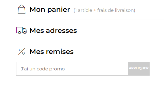 Comment utiliser le code promo Bazarchic