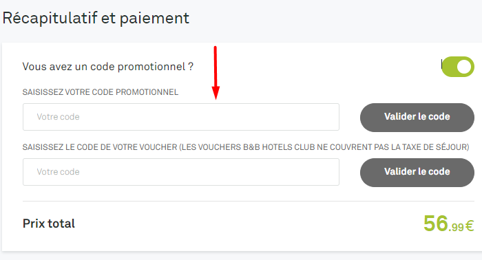 Comment utiliser le code promo B&B HOTELS