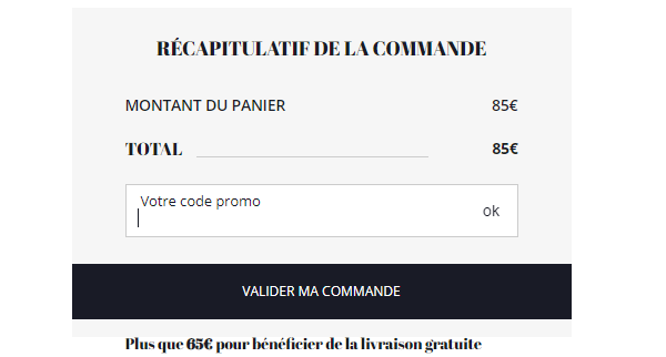 Comment utiliser le code promo BENSIMON