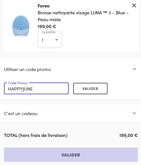 Comment utiliser le code promo Blissim