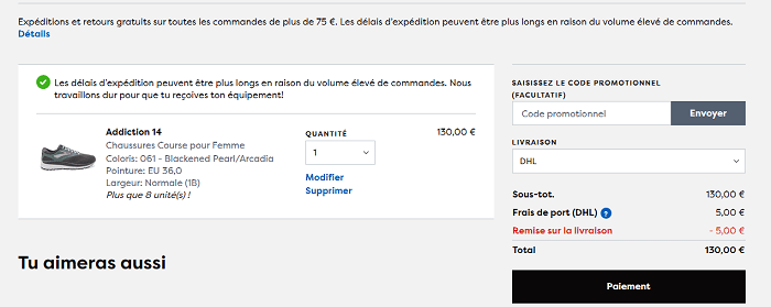 Comment utiliser le code promo Brooks Running