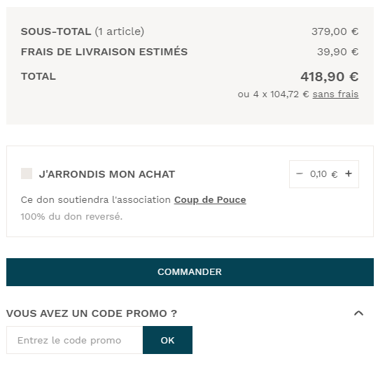 Comment utiliser le code promo Camif