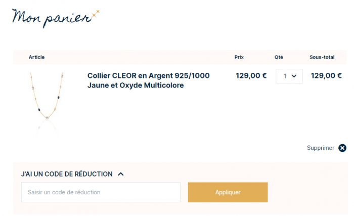 Comment utiliser le code promo CLEOR