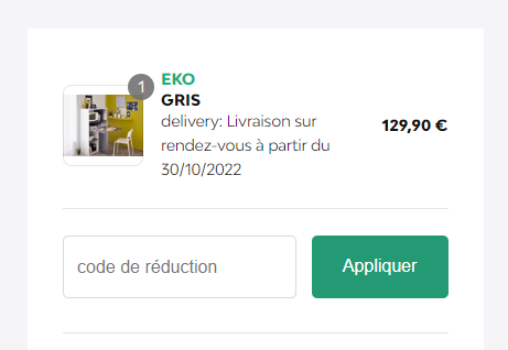 Comment utiliser le code promo Concept usine