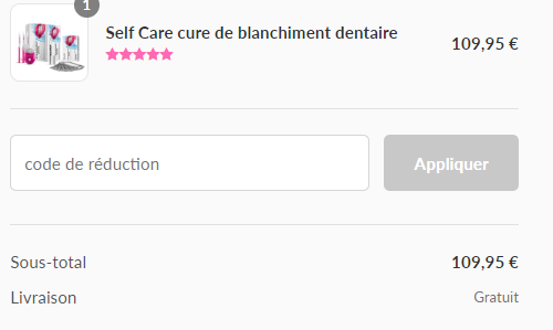 Comment utiliser le code promo Diamond Smile