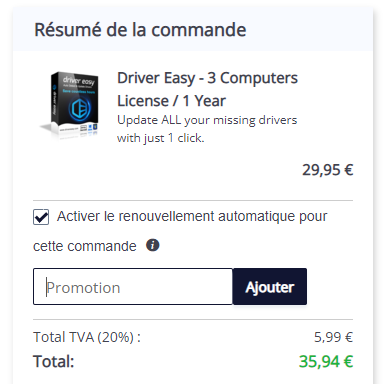 Comment utiliser le code promo Driver Easy