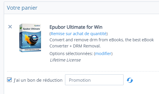 Comment utiliser le code promo Epubor