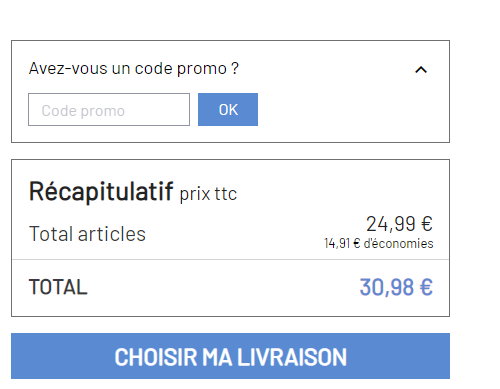 Comment utiliser le code promo Espace des Marques