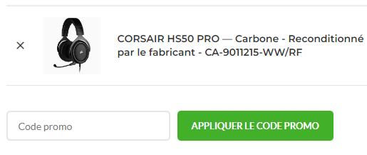 Comment utiliser le code promo FactoRefurb