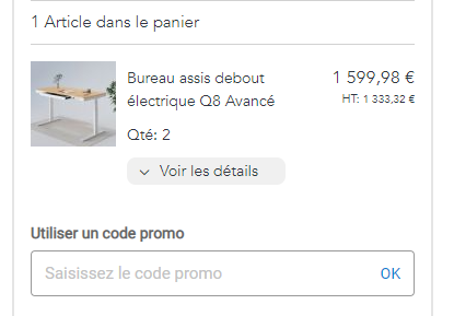 Comment utiliser le code promo FlexiSpot