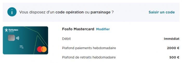 Comment utiliser le code promo Fortuneo