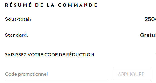 Comment utiliser le code promo Hackett