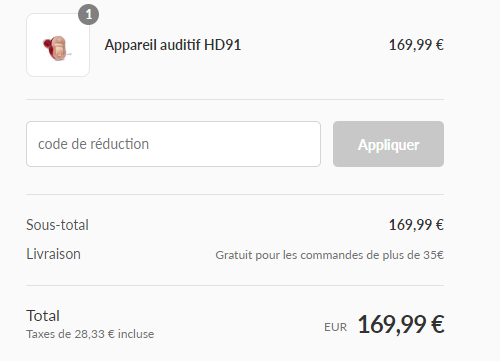 Comment utiliser le code promo HearingDirect