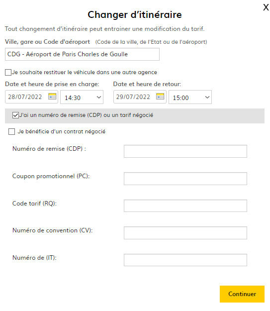 Comment utiliser le code promo Hertz