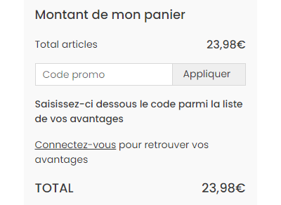 Comment utiliser le code promo IDKIDS