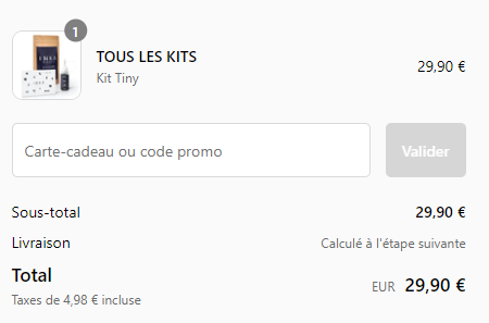 Comment utiliser le code promo INKAPARIS