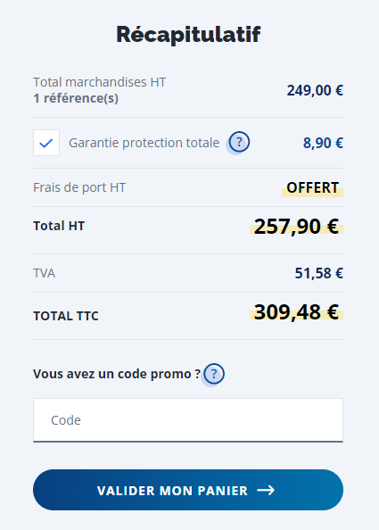 Comment utiliser le code promo jpg.fr