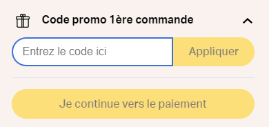 Comment utiliser le code promo La Fourche