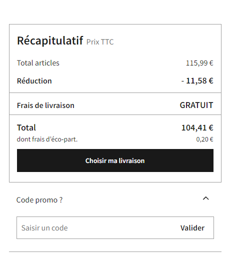 Comment utiliser le code promo La Redoute