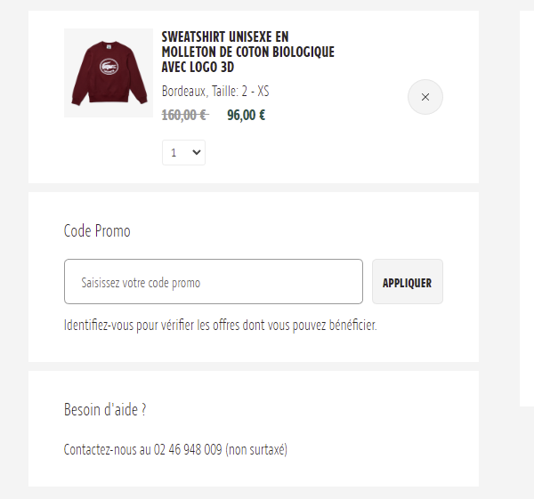 Comment utiliser le code promo LACOSTE