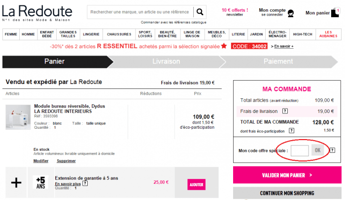 Code Promo La Redoute 60 De Reduc Mars 22 Monbon Fr