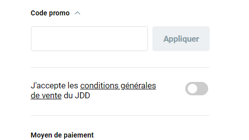 Comment utiliser le code promo Le JDD