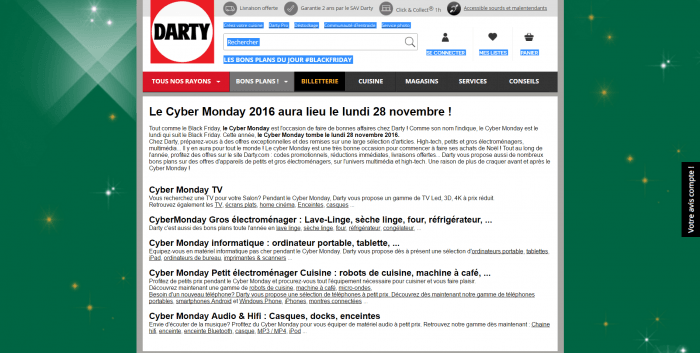 Le Cyber Lundi : pas un jour de relâche