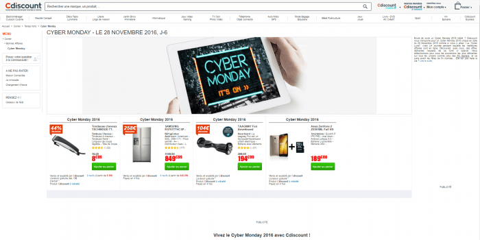 Le Cyber Lundi : pas un jour de relâche