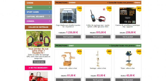 Les boutiques en ligne spécialisées dans la vente de produits pour animaux