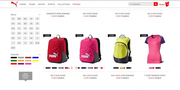 Les grandes marques sportives et les promotions-ventes en ligne sur internet