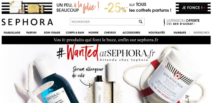 Les meilleures boutiques de parfumerie et cosmétique en ligne