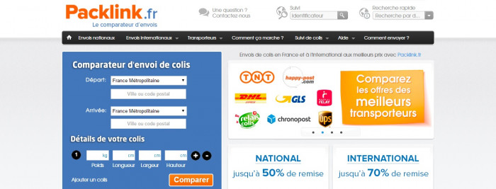 Les services d’emballage et de livraison sur Internet