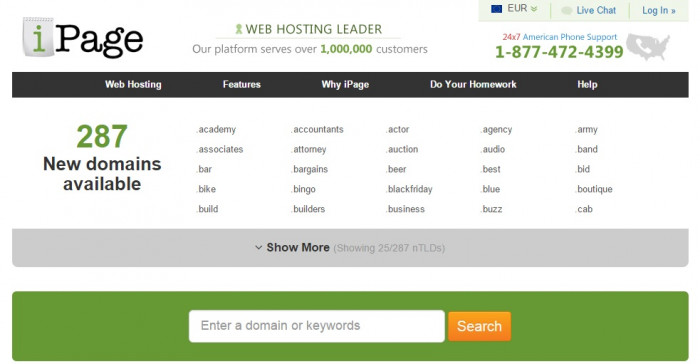 Les sites d’hébergement web et les noms de domaine
