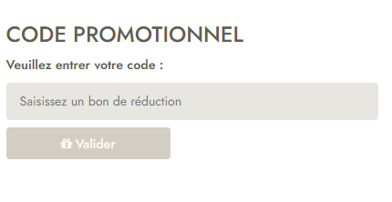 Comment utiliser le code promo LOBERON