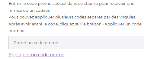 Comment utiliser le code promo Makeup