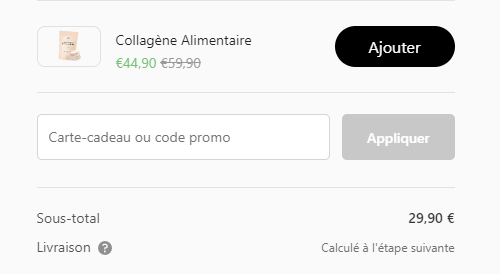 Comment utiliser le code promo Miniweight