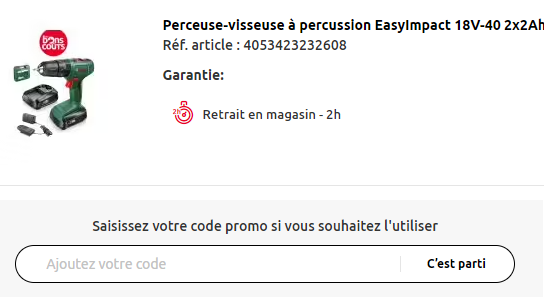 Comment utiliser le code promo Mr.Bricolage