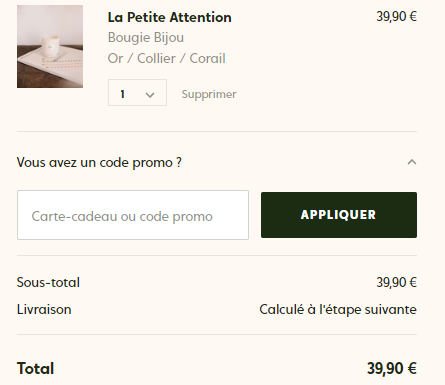 Comment utiliser le code promo My Jolie Candle