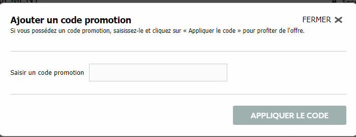 Comment utiliser le code promo Next