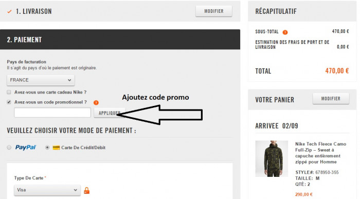 code promo nike 2020