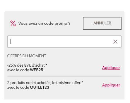 Comment utiliser le code promo Nocibé