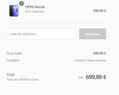 Comment utiliser le code promo OPPO