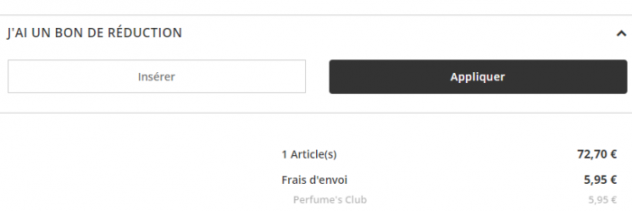 Comment utiliser le code promo Perfume's Club