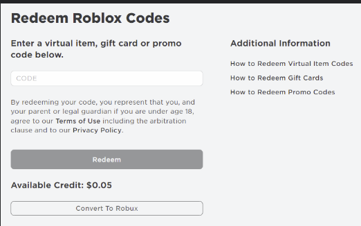 Comment utiliser le code promo Roblox