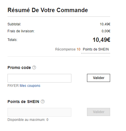 Comment utiliser le code promo SHEIN